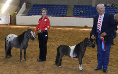 Lauren Greaves with Little America's My Oh My, Tony Greaves with Little America's Fan Man