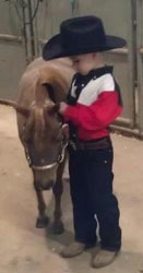 Michael with Skywalker in Glen Rose 2012